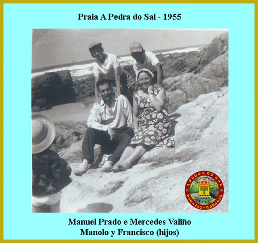 1955 - Na Praia A Pedra do Sal